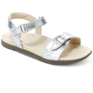 Stride Rite Roxana Strappy Sandal Silver Leather